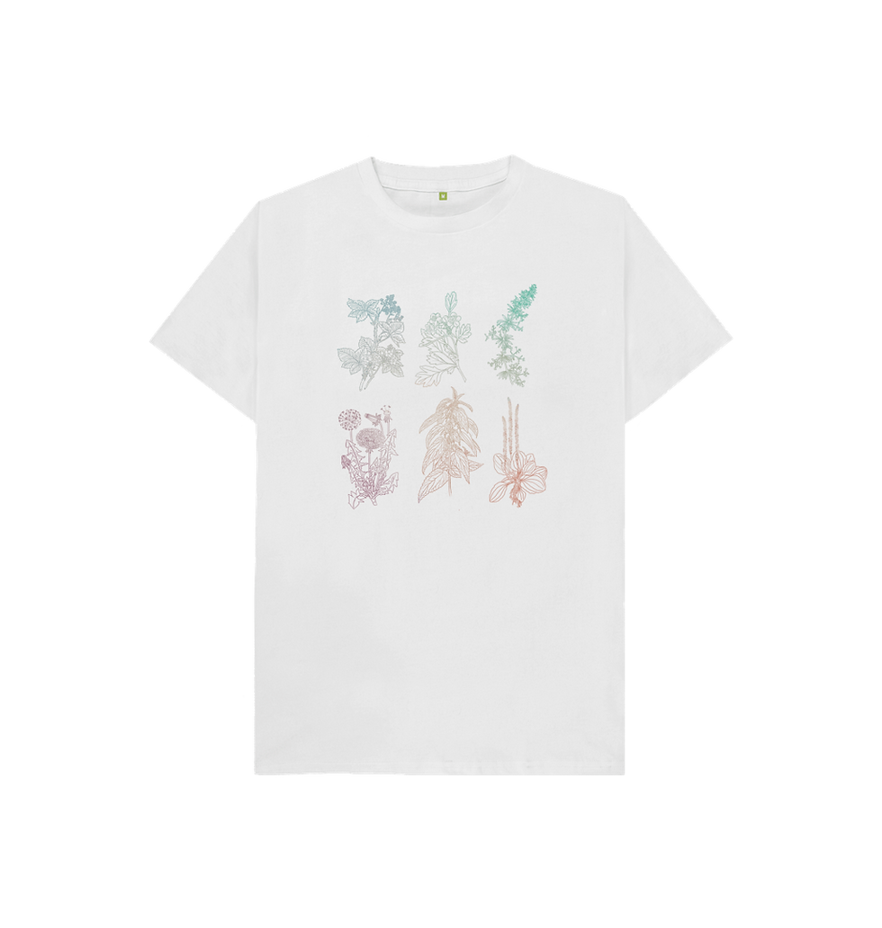 Thumbnail: kids rainbow wild food organic cotton t-shirt