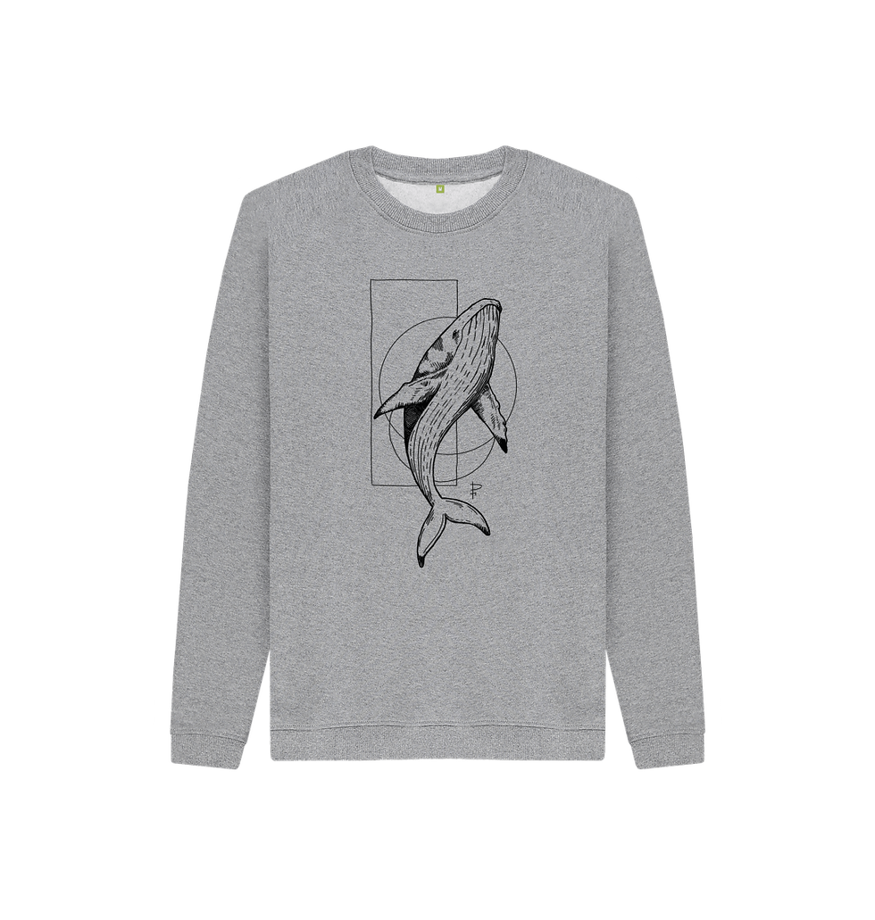 Thumbnail: Kids whale organic cotton pullover