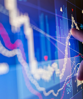 Börse-Diagramm