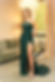 AUSTIN ∣ Robe longue moulante vert bouteille