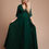 Miniature : SALOME ∣ Robe longue vert bouteille manches papillon