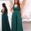 Thumbnail: VELVET I QS l Bottle green dress suit