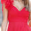 Thumbnail: SOLANGE I Red Bridesmaid Dress