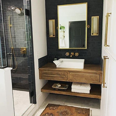 Old world stain effect wall tiles