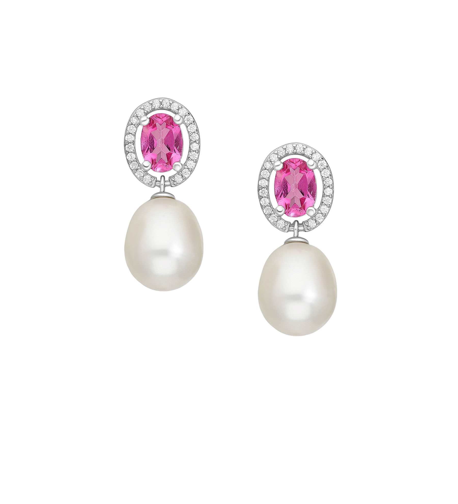 Earrings #227 - Mystic Pink Topaz