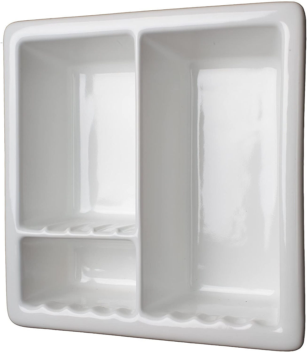 Thumbnail: Vintage sectional in-wall tray