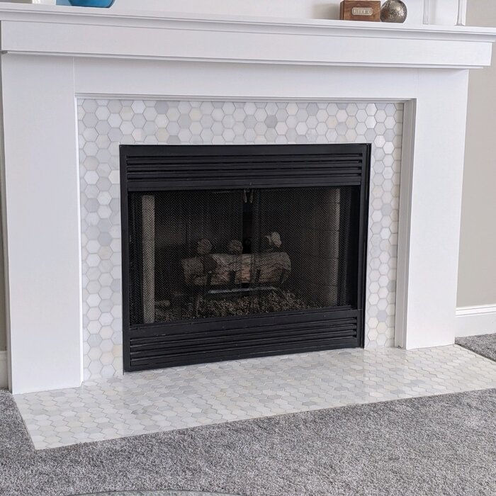Porcelain Marble Look Mosaic|✔️IN-STOCK