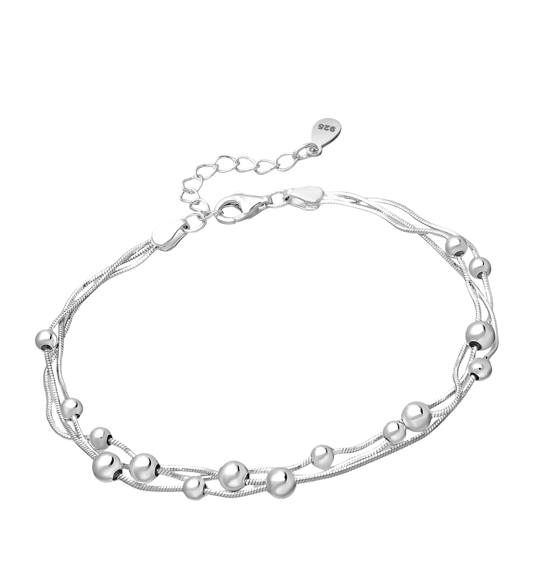 Women's bracelet #835 .925 silver - (Fits all)
