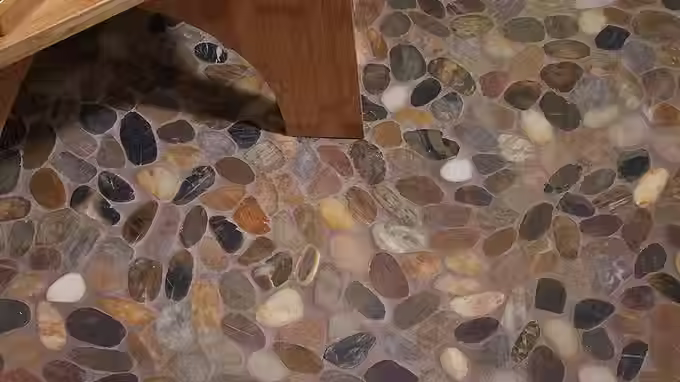 Flooring river pebble (Marble/Limestone) #61
