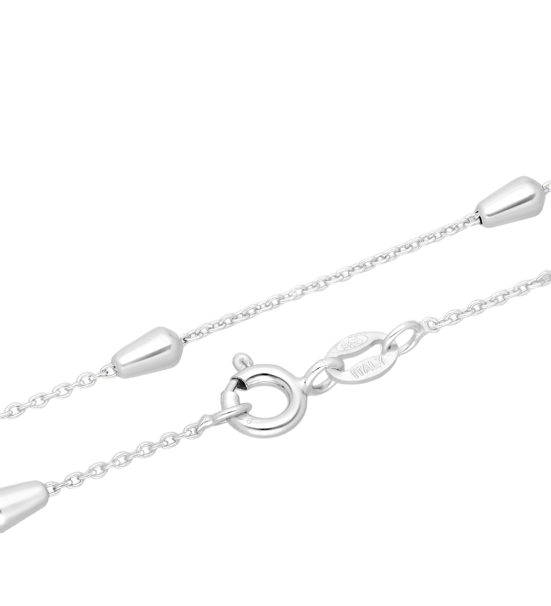 Women's chain (Droplet: 3 mm) #849 .925 Solid Italian Silver
