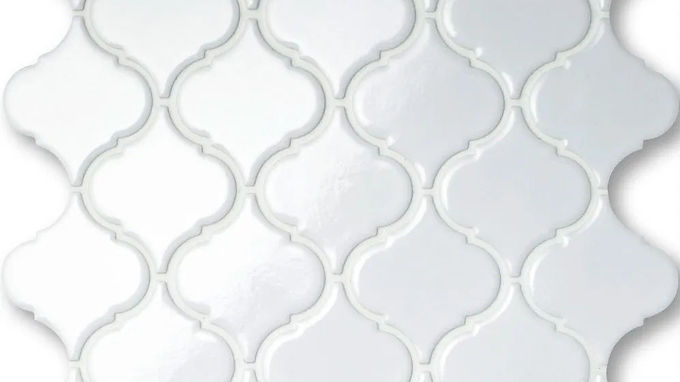 Arabesque pattern mosaic