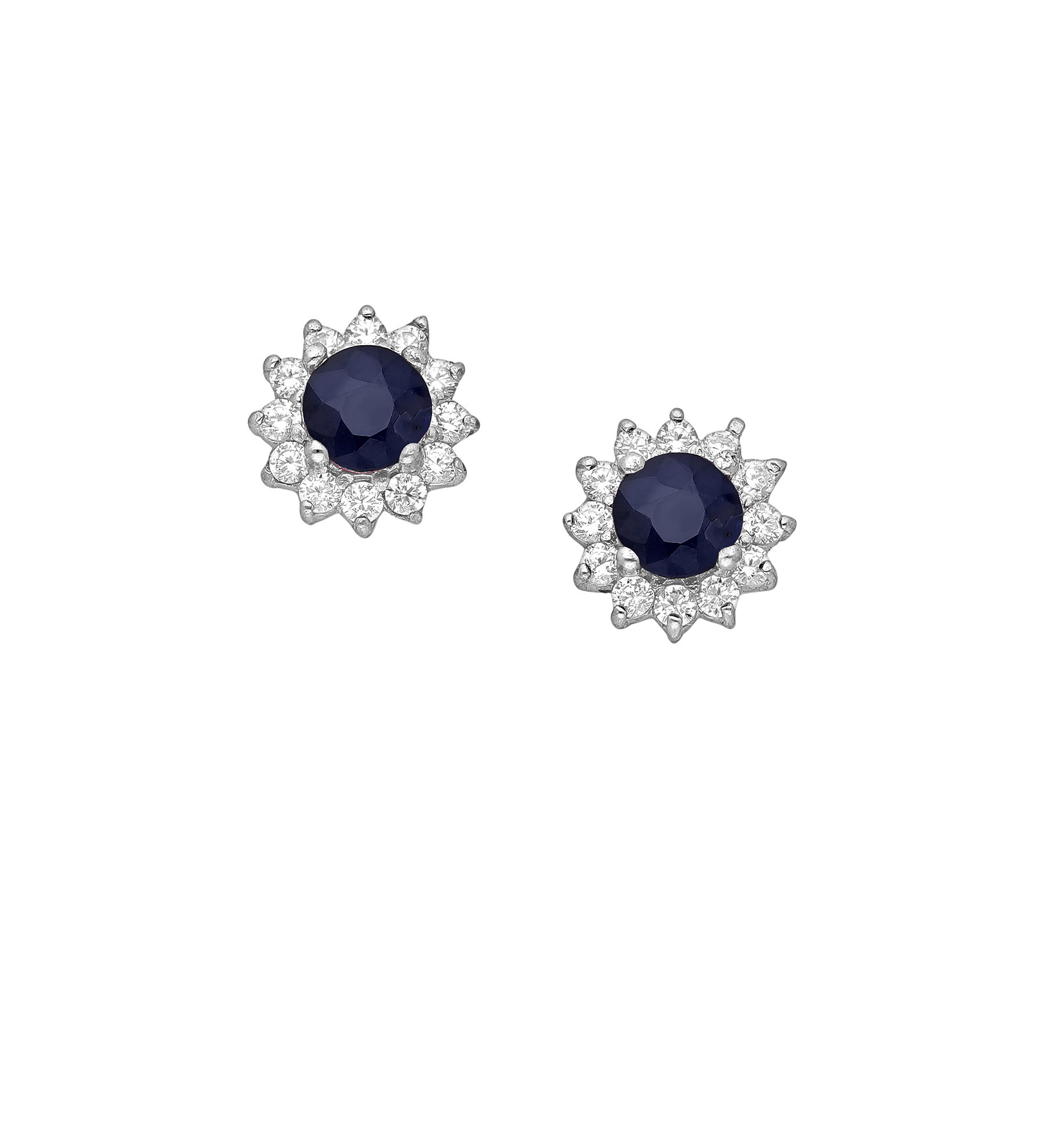 Earring #445 - Blue Sapphire