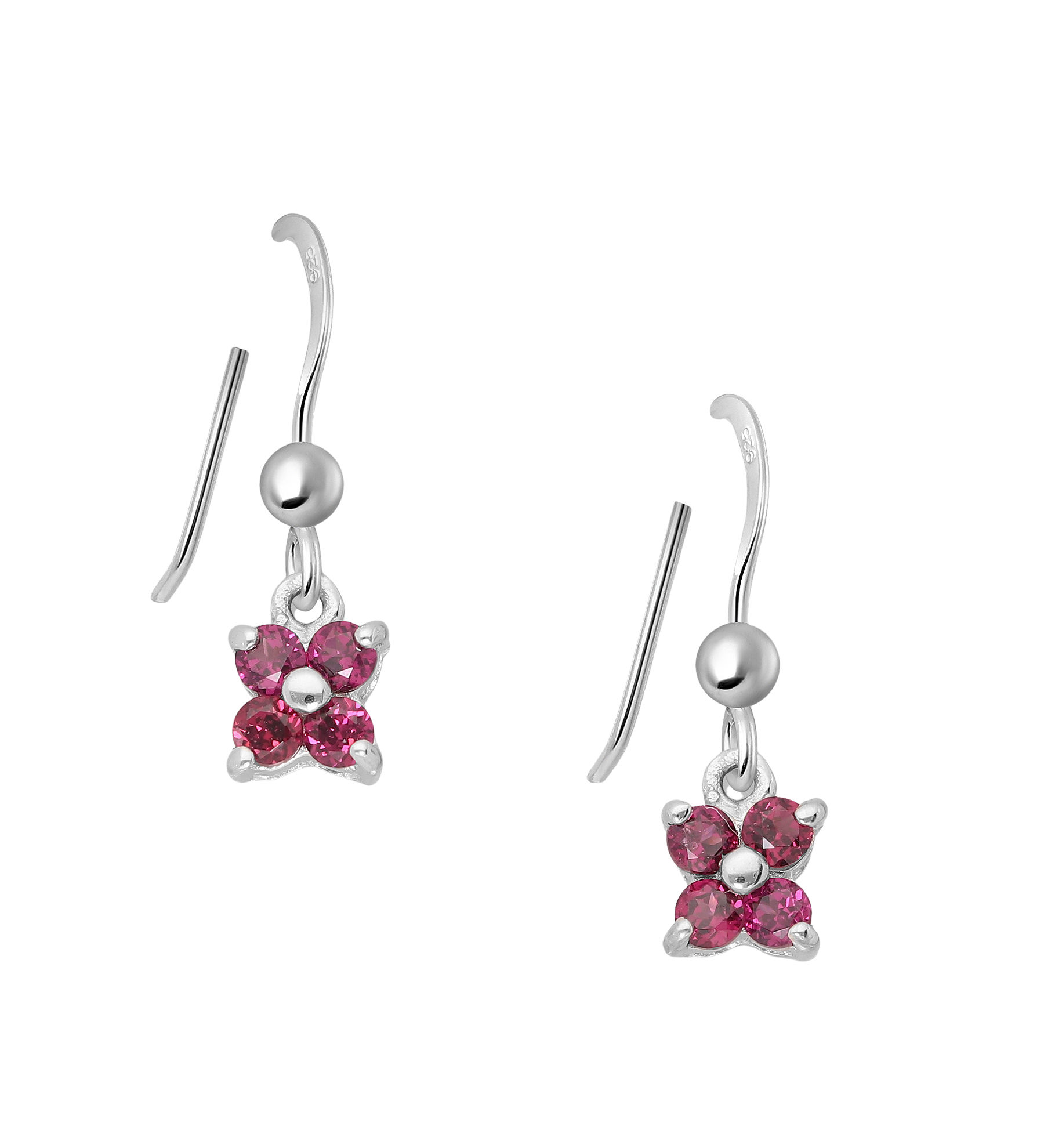 Earrings #428 - Rhodolite