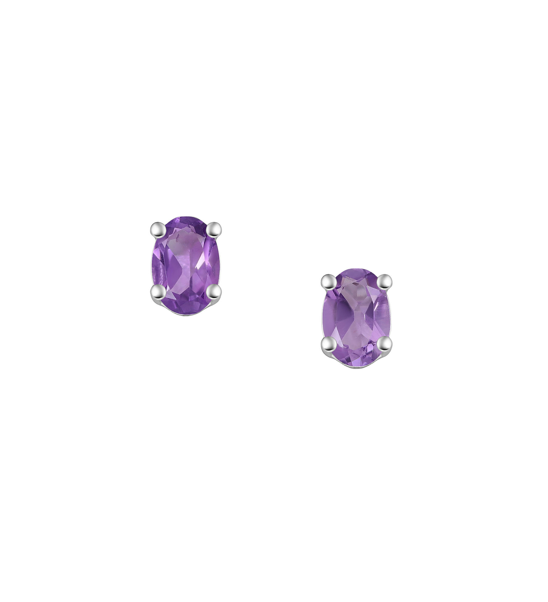 Earrings #405 - Amethyst