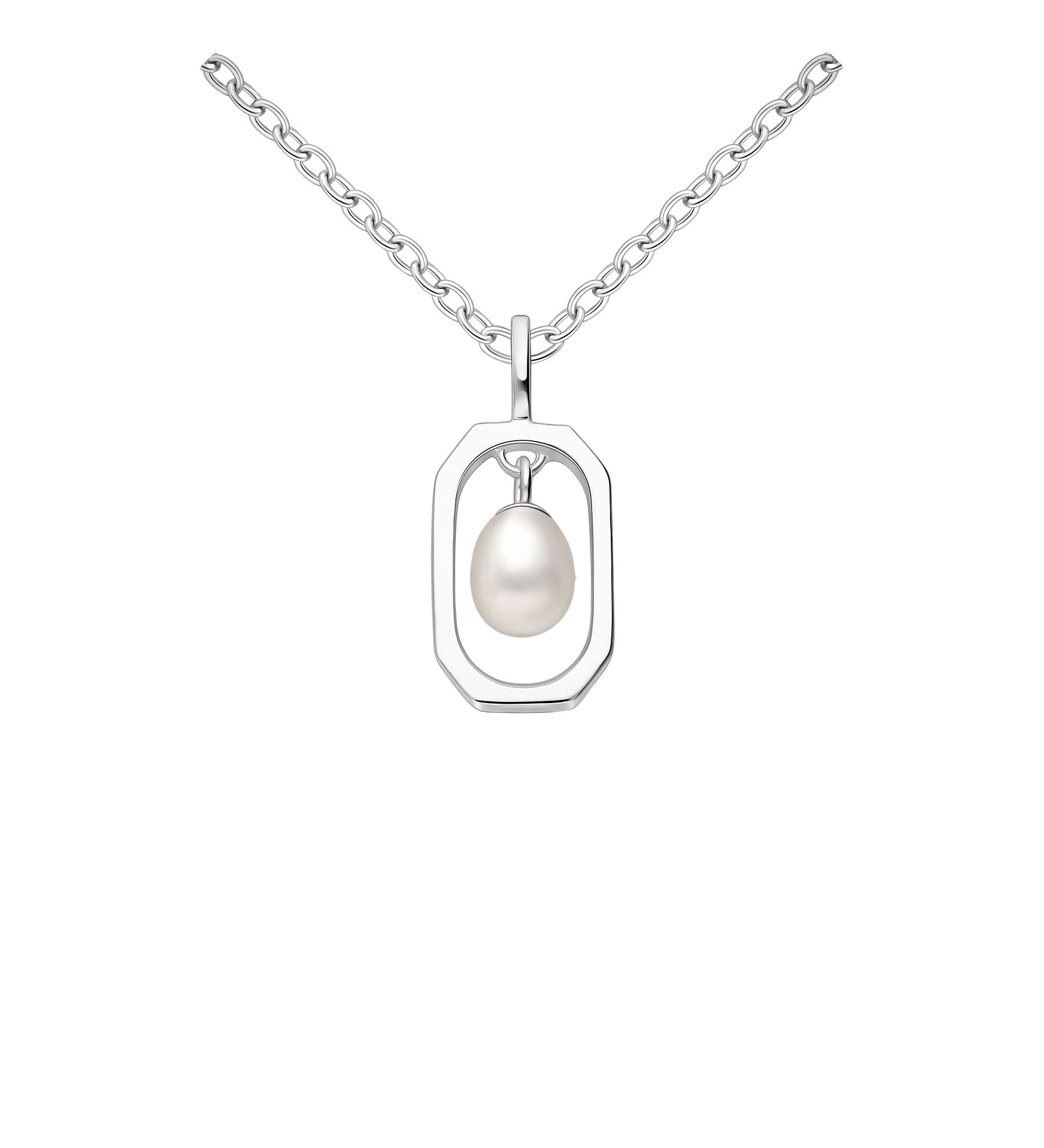 .925 silver pendant #749 - Freshwater Pearl