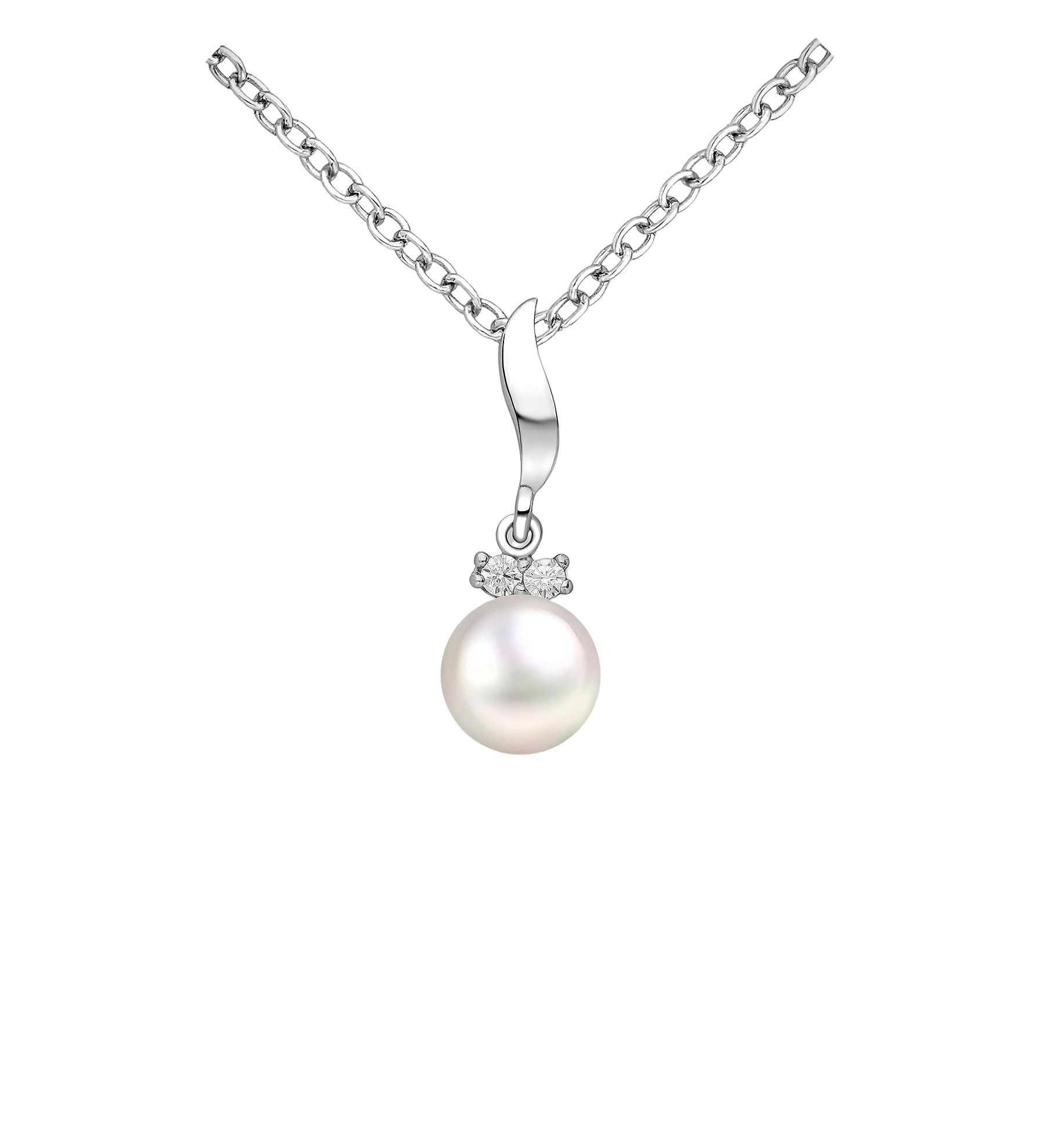 .925 silver pendant #744- Freshwater Pearl