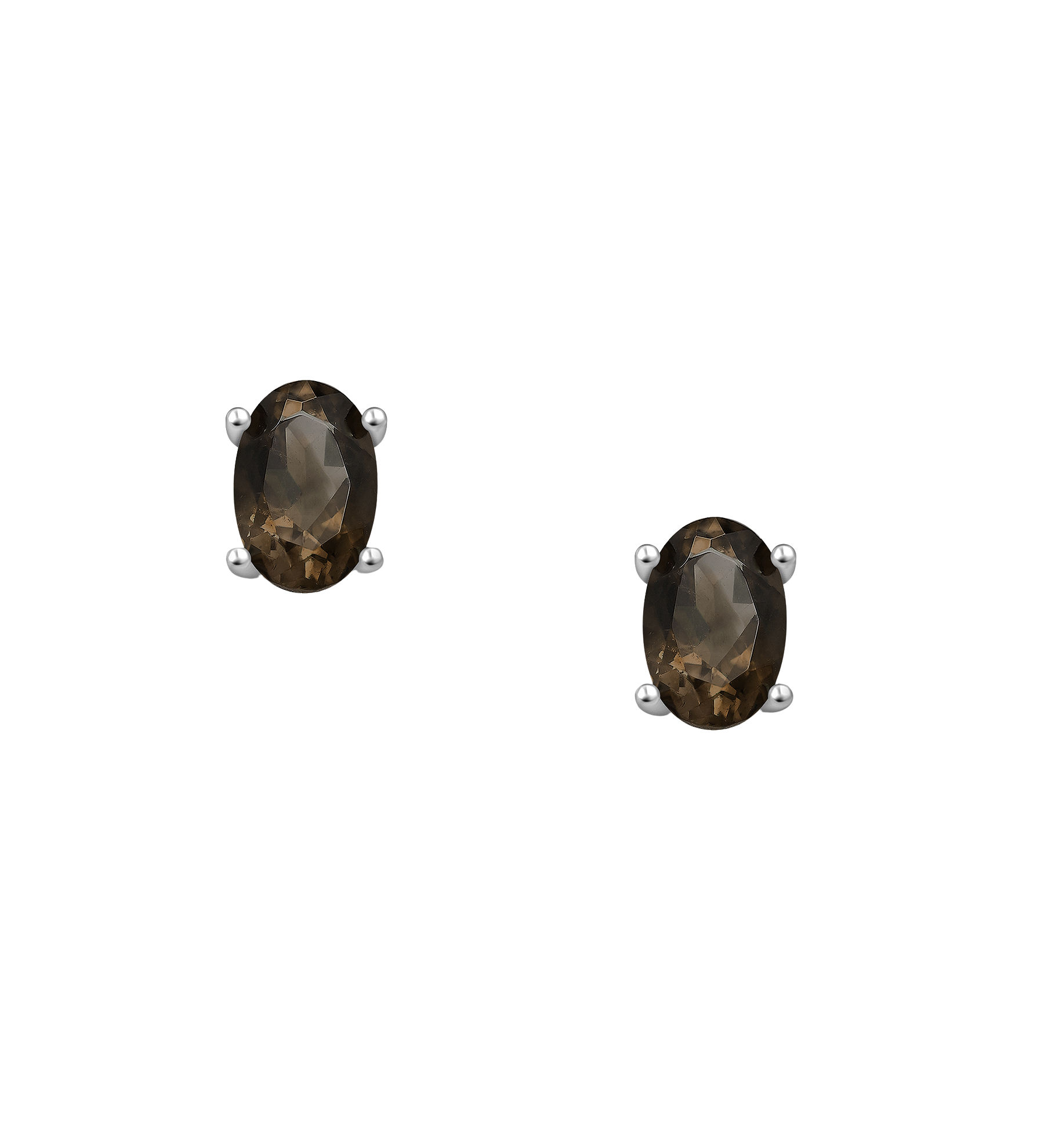 Earrings #132 - Smoky quartz