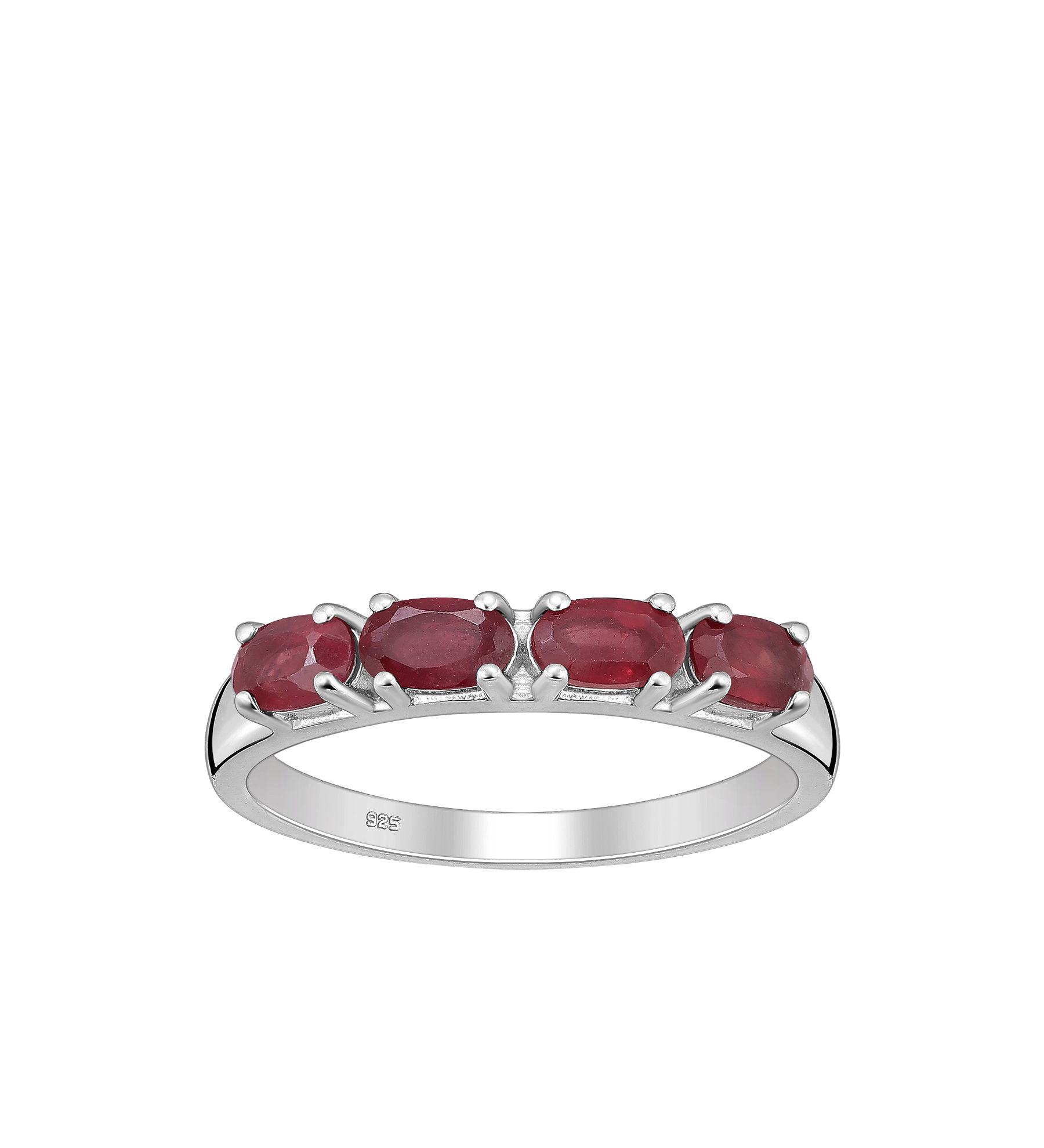 Women ring #9031 SILVER 925 -Ruby