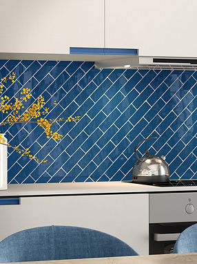 Hand made look ceramic Square Tiles