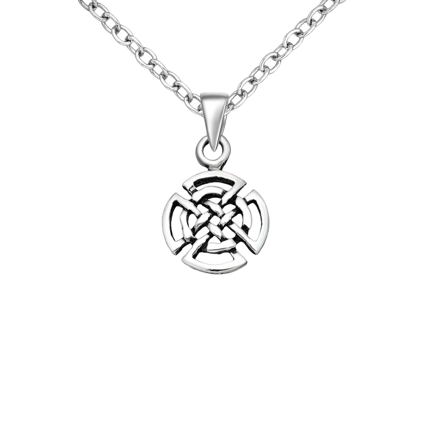Men's pendant #386 - .925 silver (Cross)