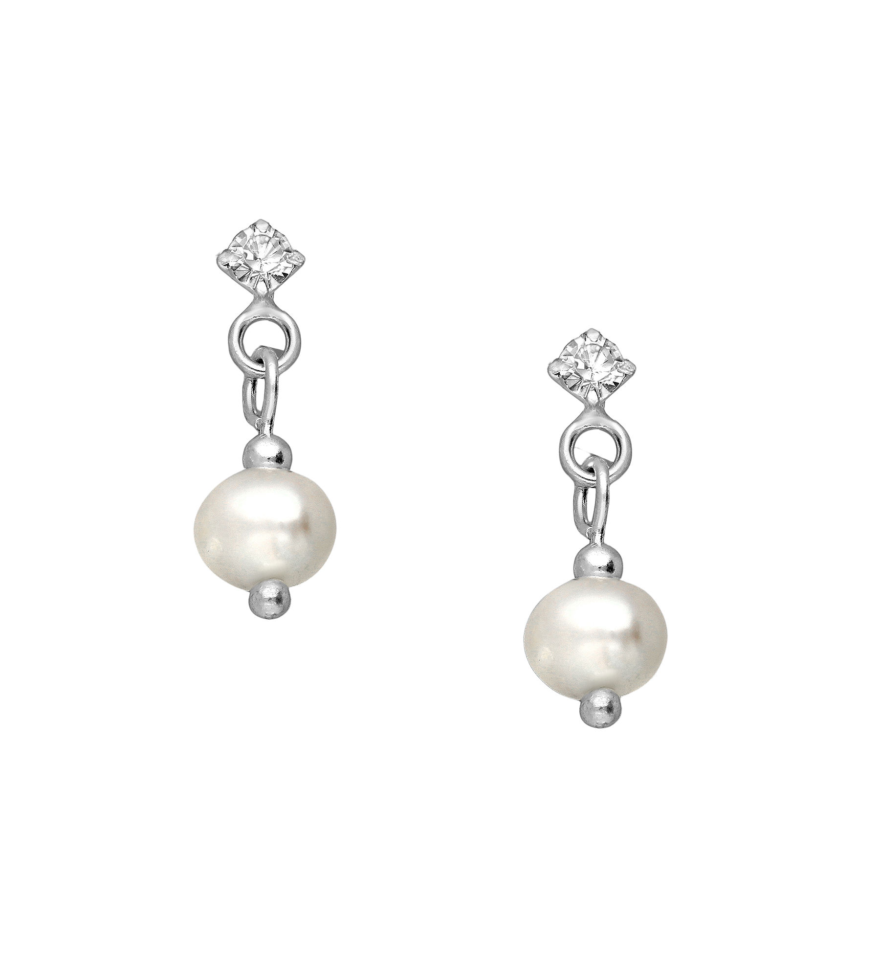 Earrings #405 - Freshwater Pearl/CG