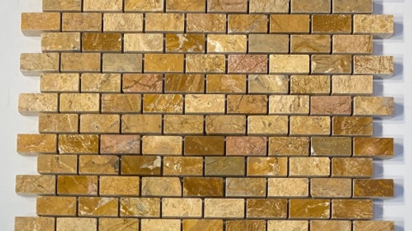 Brick pattern marble - polished