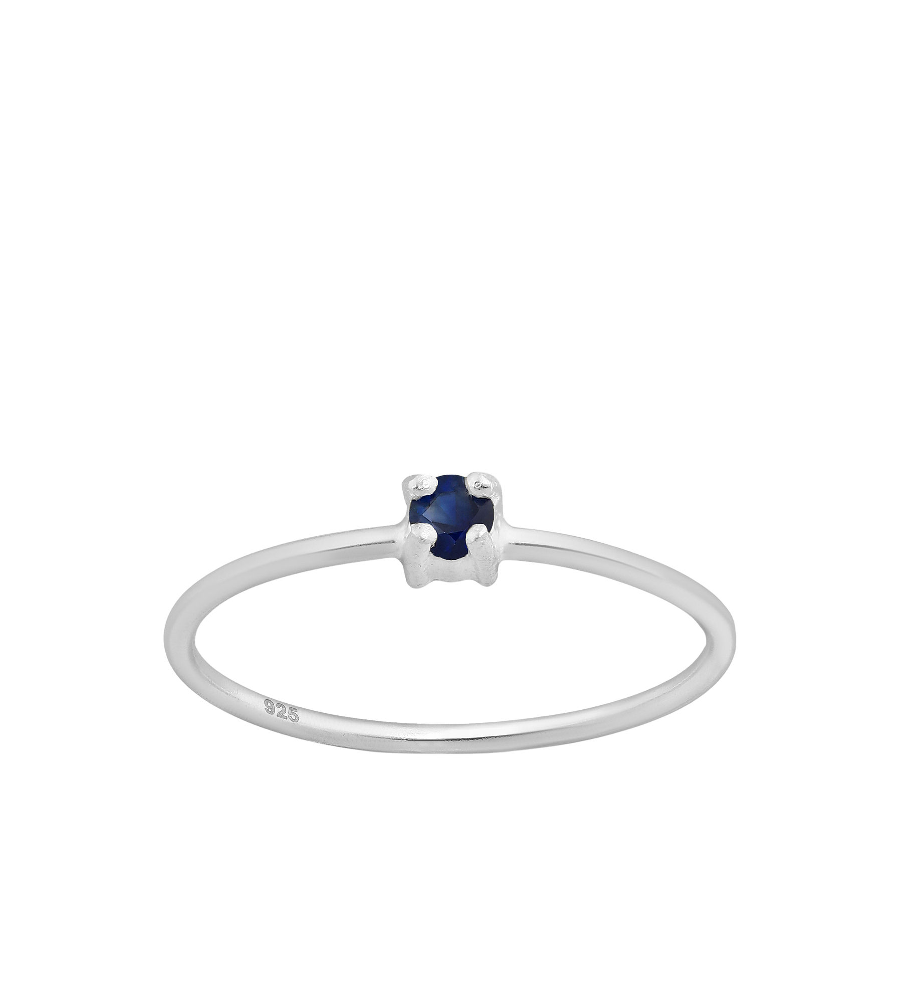 Women ring #305 SILVER .925 - Blue Sapphire