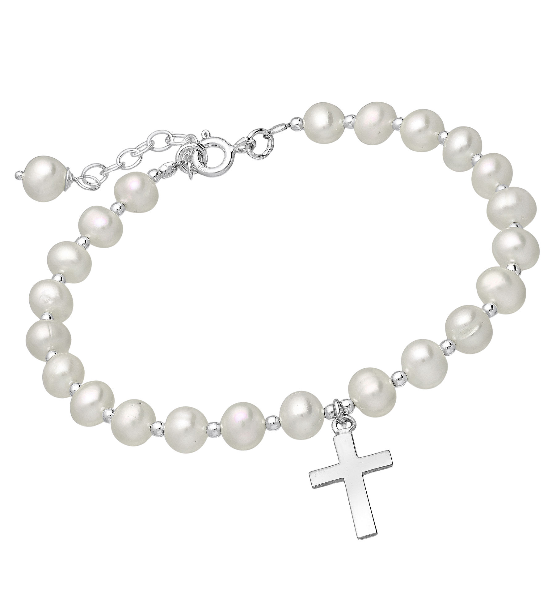 Women's bracelet #600 .925 silver - (Fits all) - Freshwater Pearl
