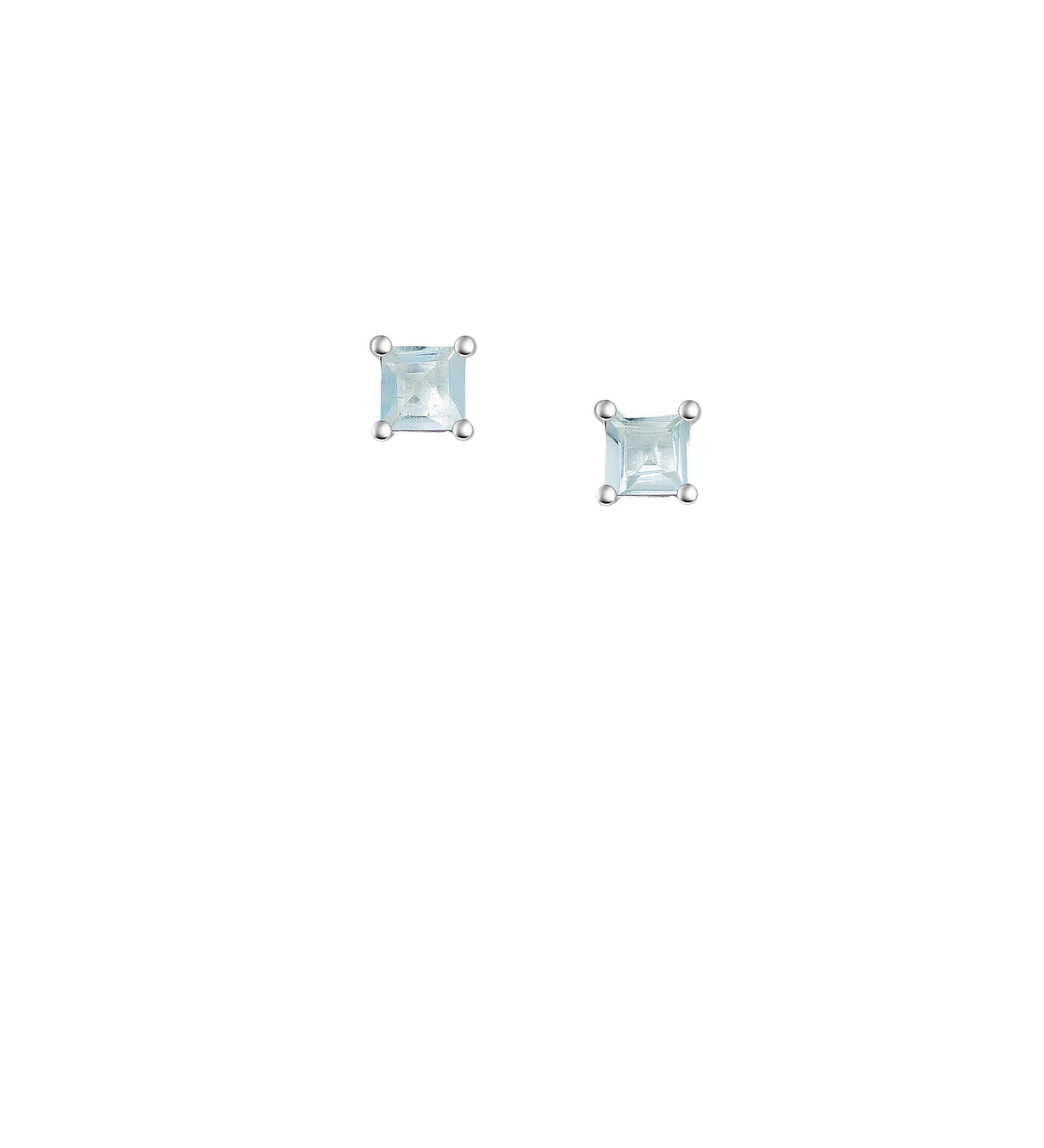 Earrings #104 - Sky blue topaz