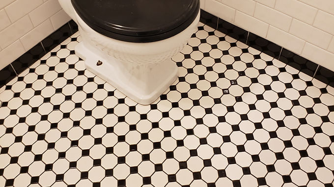 2" Octagon - porcelain mosaic