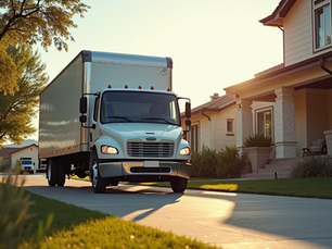 CampusHaul truck ready for a long-distance move
