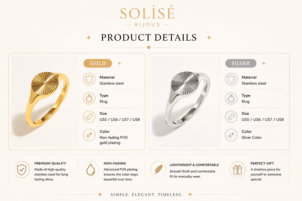 Thumbnail: Sunray Texture Ring