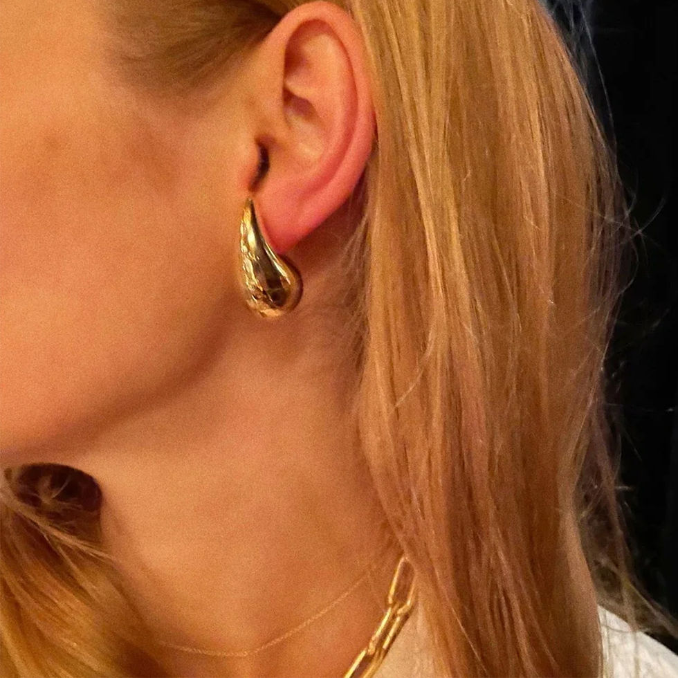 Thumbnail: Water Drop Stud Earrings
