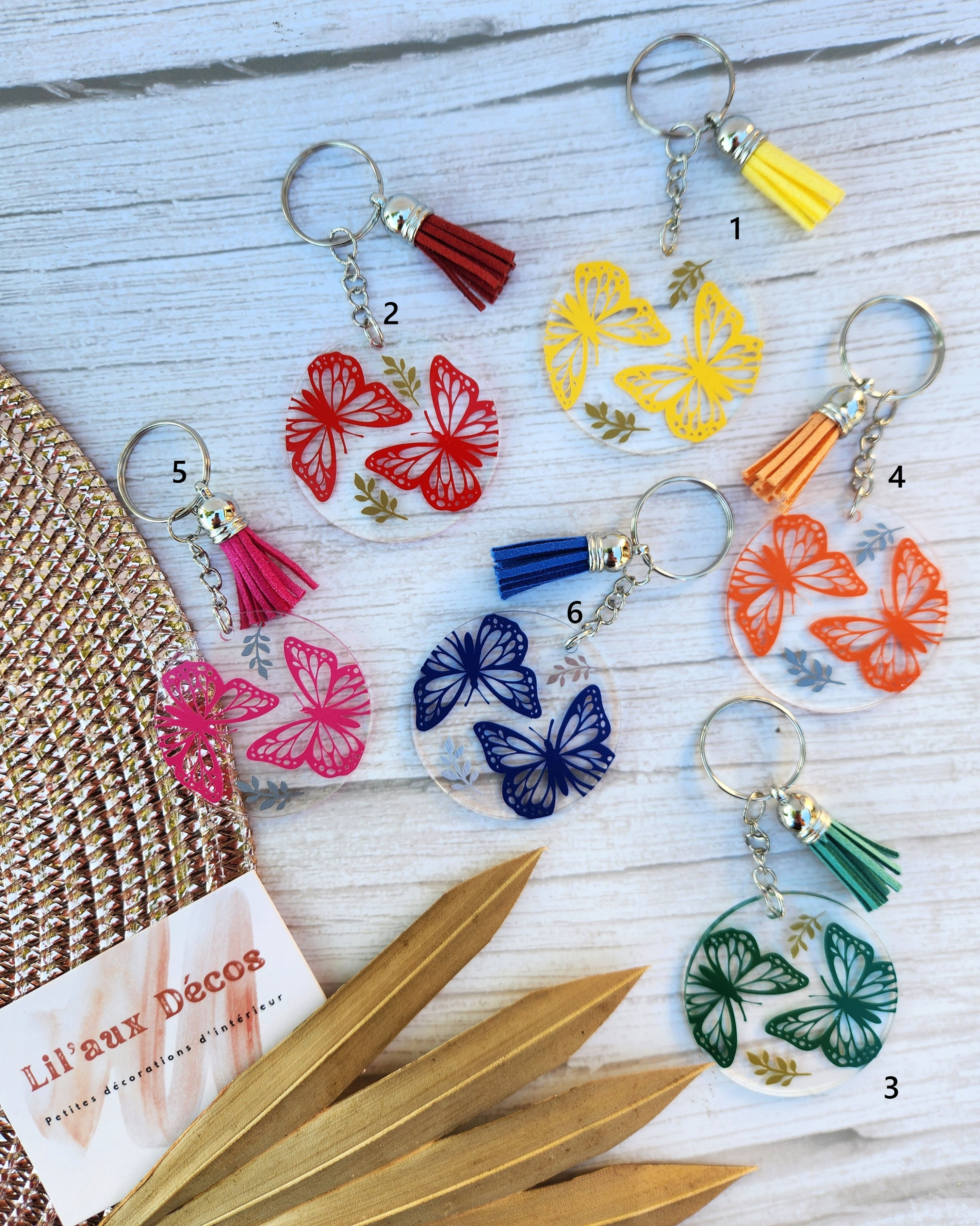 Porte-clés Papillon