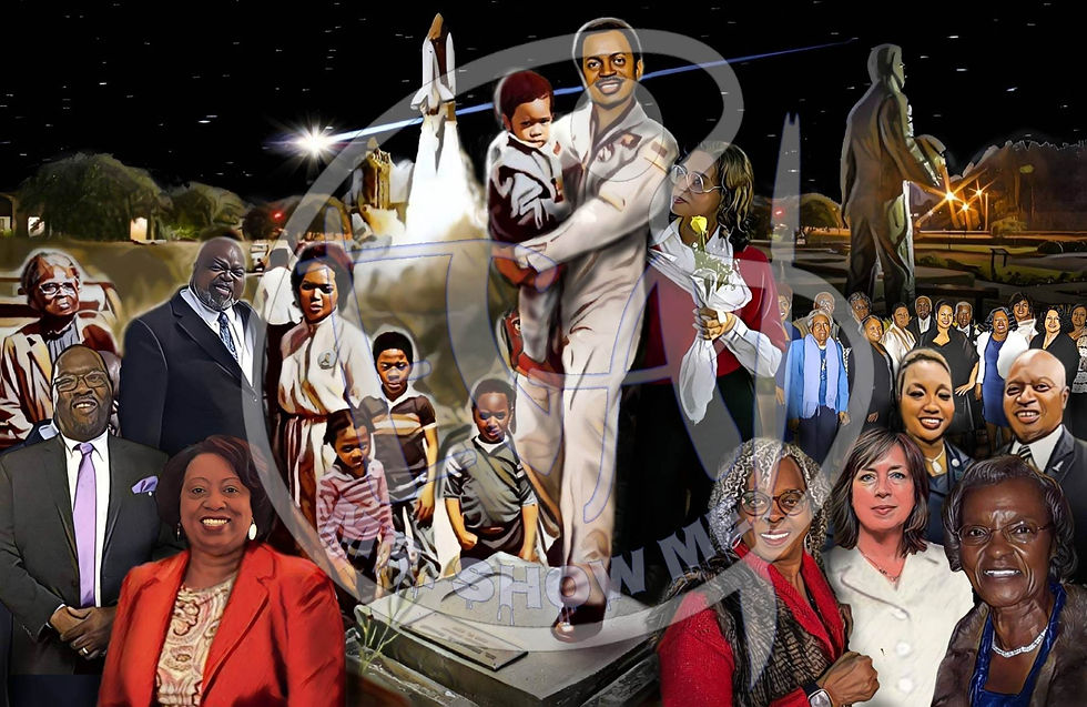 Dedication for Dr. Ronald E. McNair Service Footsteps