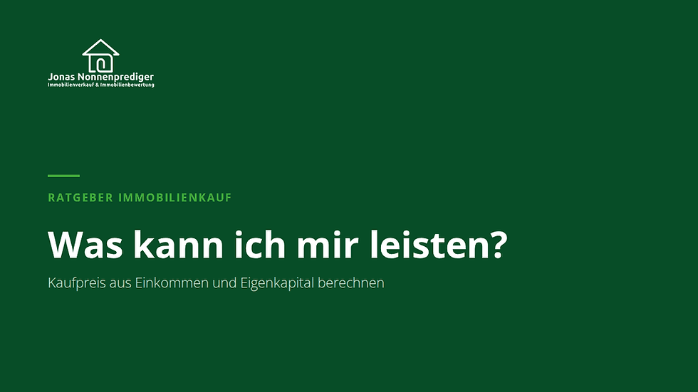 Was kann ich mir leisten? Budget für den Immobilienkauf in Schwerin berechnen