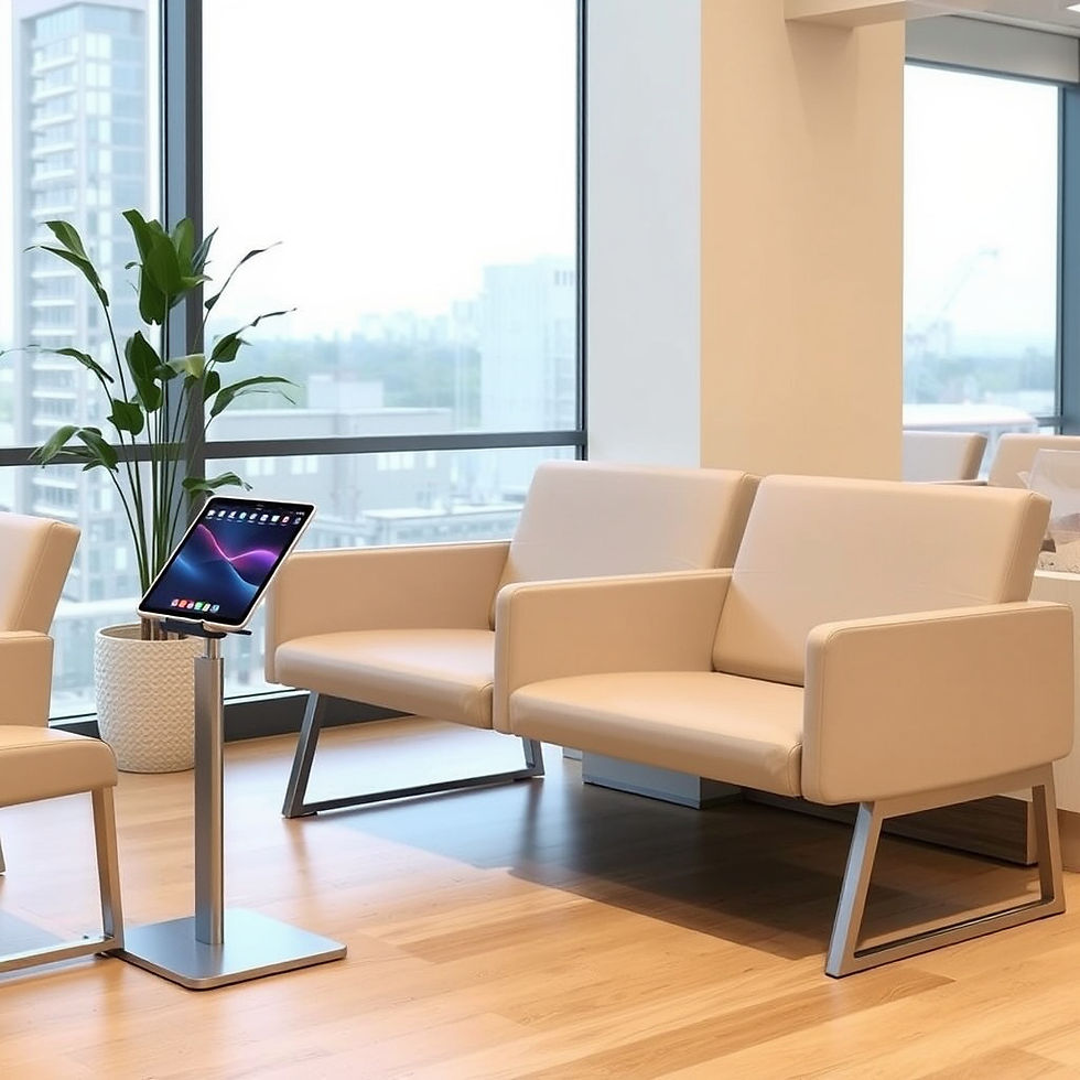 waiting room sitting area with an IPad on a floor stand at each seat_edited.jpg