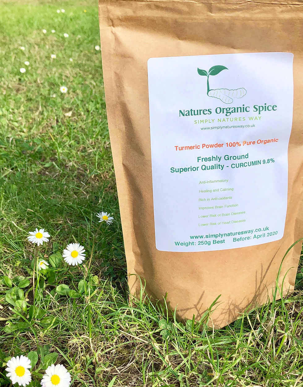 Nature's Organic Turmeric 250g
