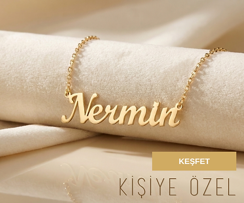 kişiye özel kadın gümüş kolye