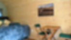 Luxury Glamping pod interior | Double Bed | Bistro table
