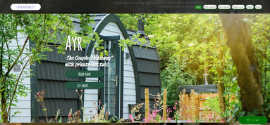 Sample slider of advertising on website