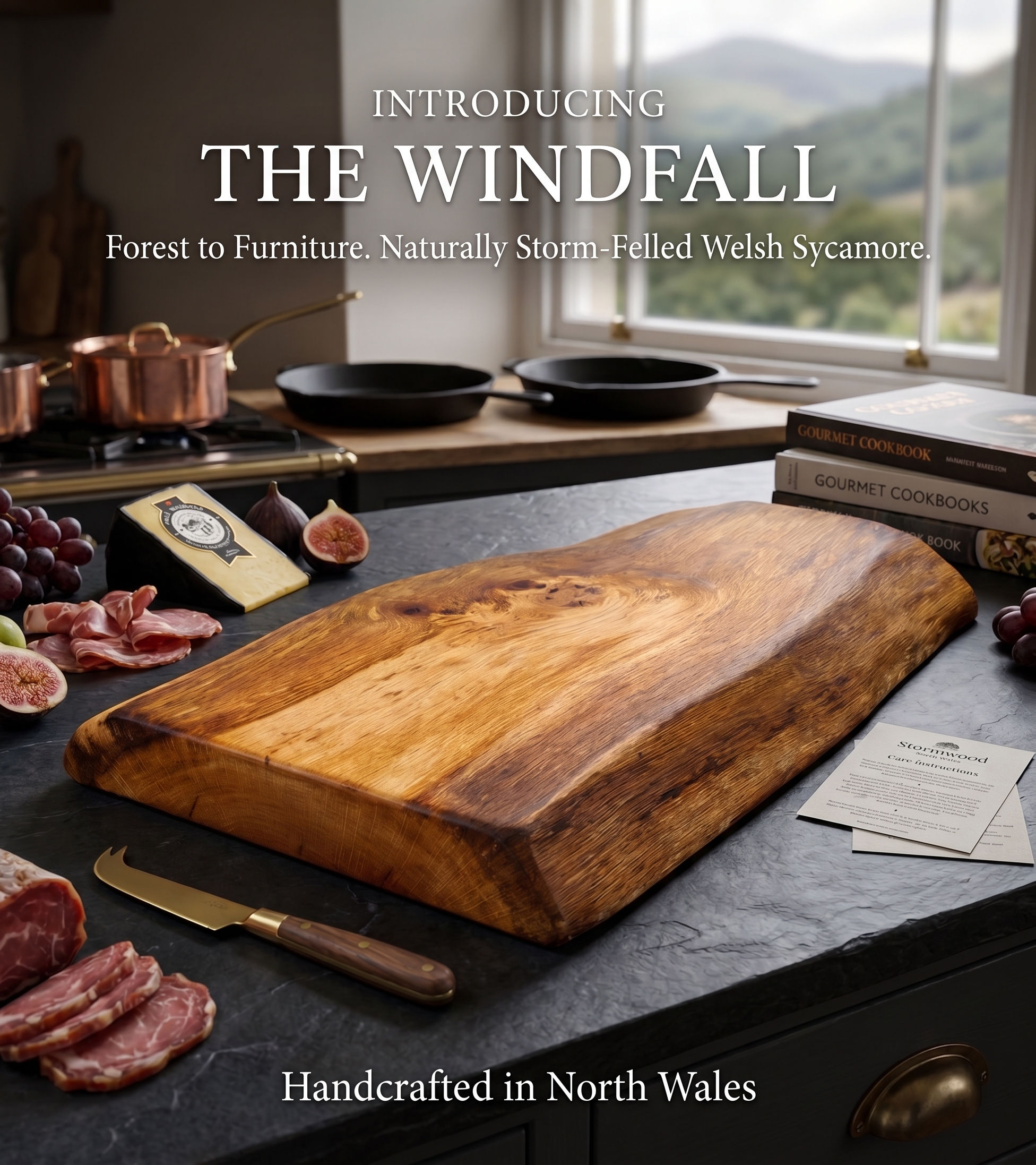 The Windfall | Heavyweight Sycamore Chef’s Prep Slab