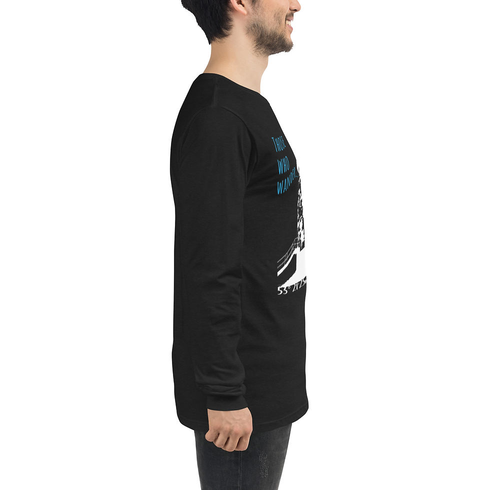 Thumbnail: "Those who wander..." Unisex Long Sleeve Tee