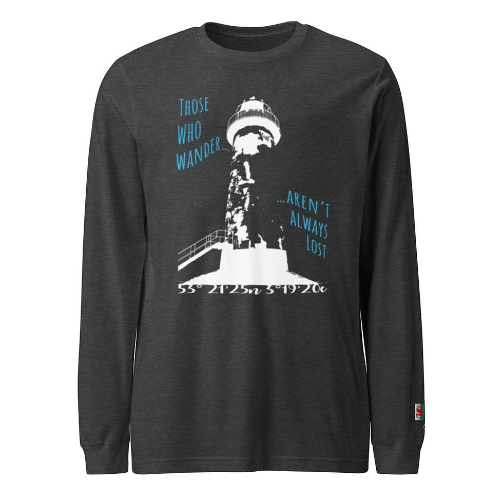 Thumbnail: "Those who wander..." Unisex Long Sleeve Tee