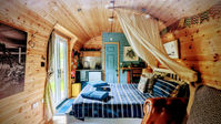 Ayr glamping pod interior
