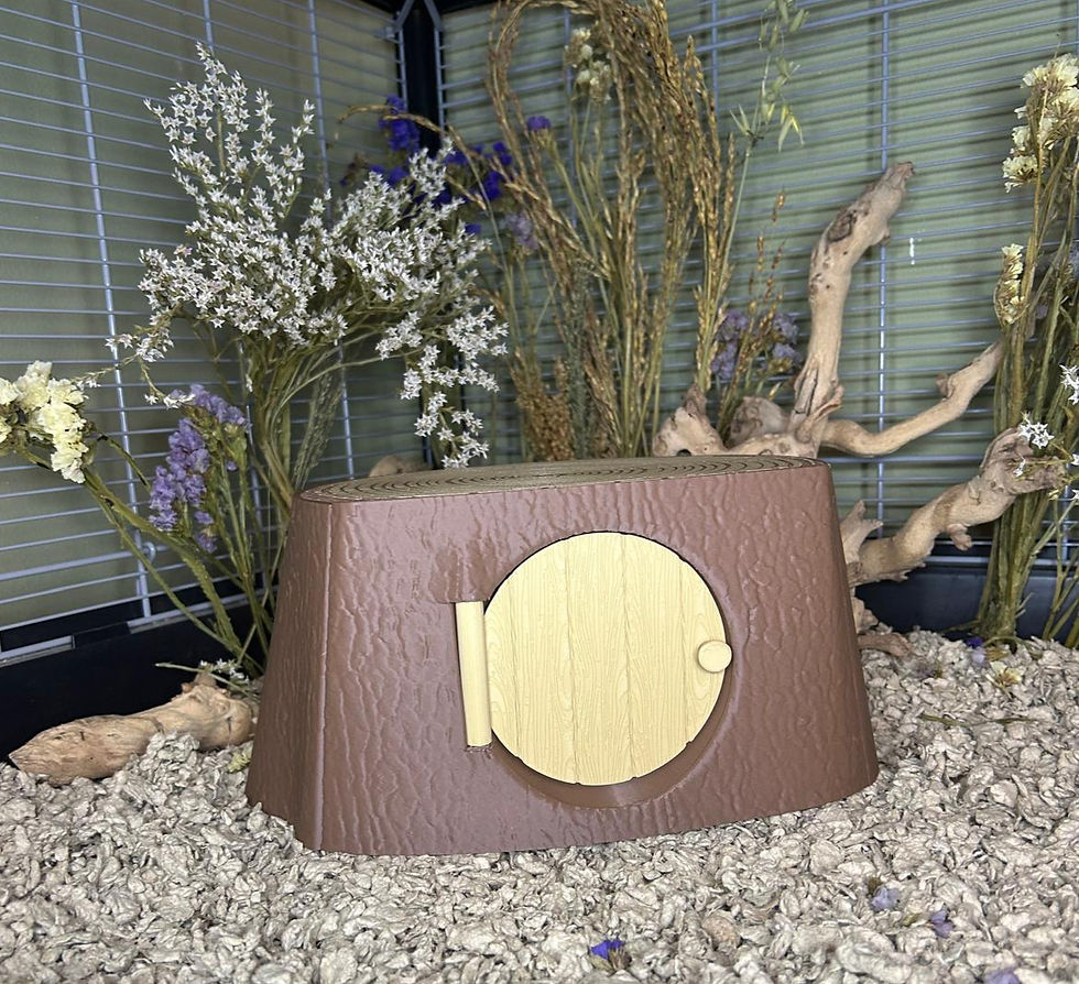 Thumbnail: Peek-A-Boo Tree Stump Hide