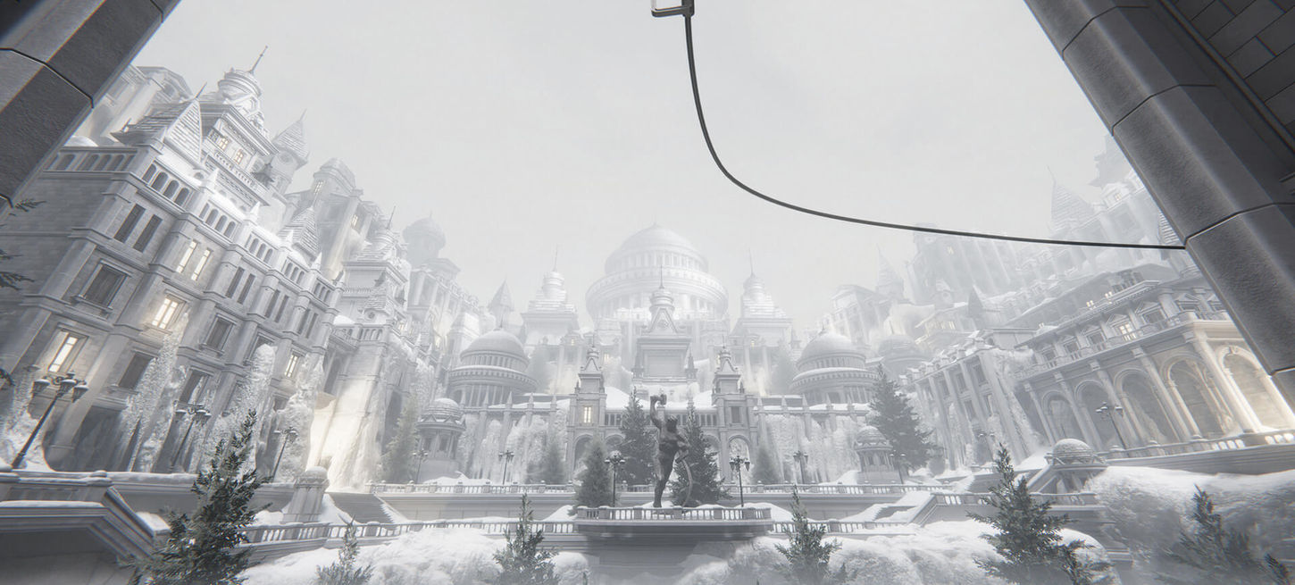 すべては、ある監獄で見つけた謎の手がかりから始まります。あなたはその導きに従い、「ソムノス」と呼ばれる不思議な都市へ足を踏み入れることになります。そこは、現実では存在しない、夢によって形作られた世界。街全体が幻想的で超現実的な空間に包まれ、人間の深層心理が形になったような不気味な美しさに満ちています。