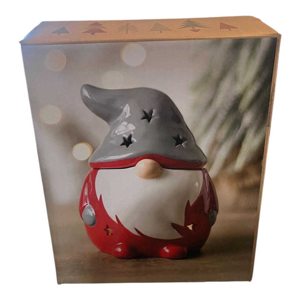 Thumbnail: Christmas Gonk Ceramic Oil Burner – Star Cut-Out Wax Melt & Fragrance Warmer