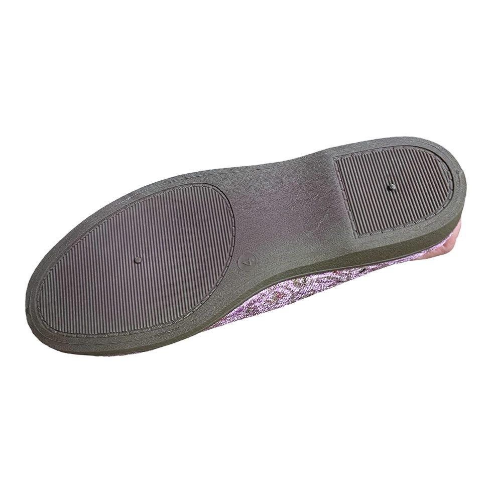 Thumbnail: Ladies Edna Washable Velcro Slippers – Heather Pattern