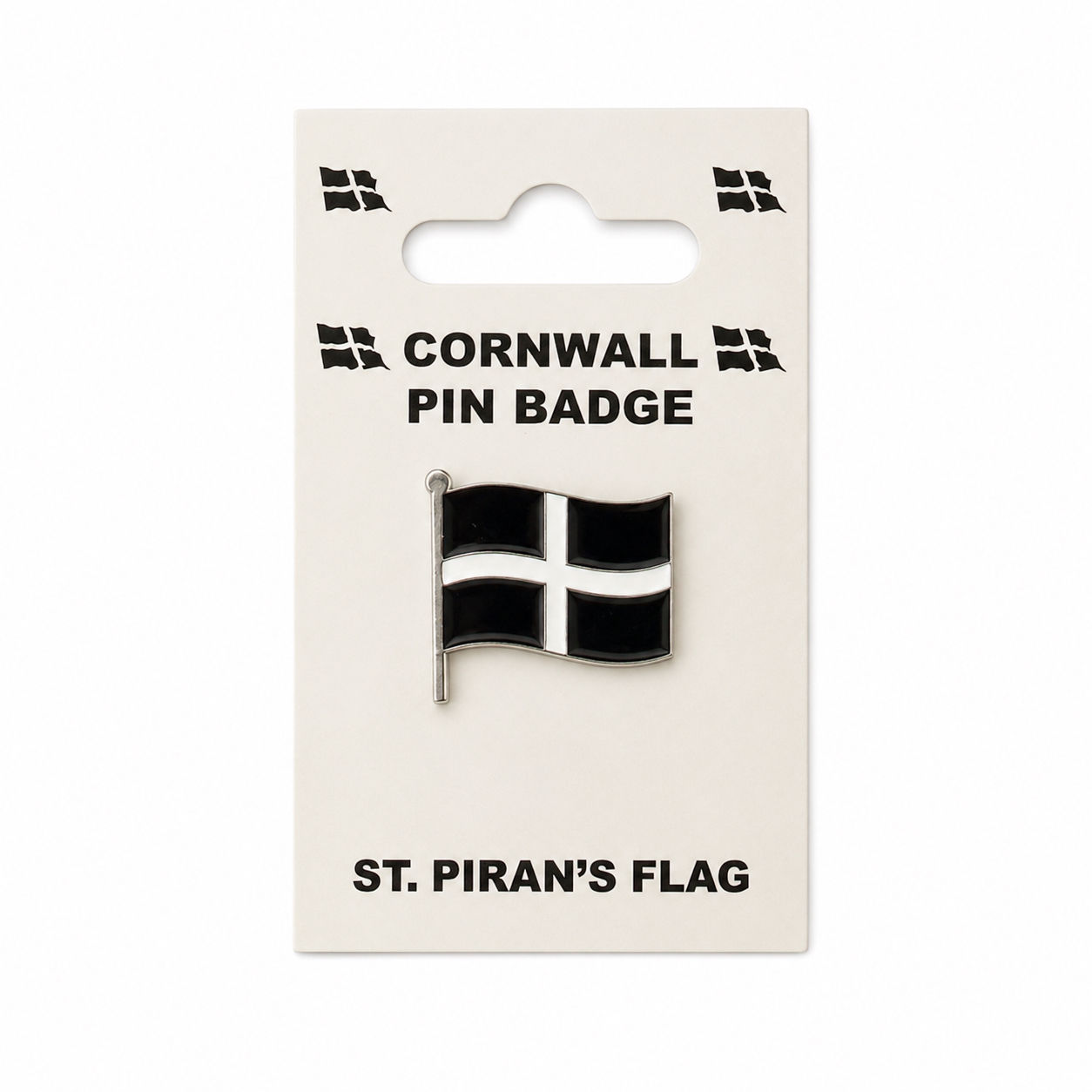 St Piran’s Flag Pin Badge